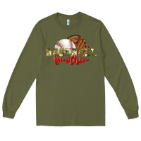 Army Green baseball brother Long Sleeve Tee - BundleAndBundleShop