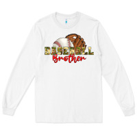 White baseball brother Long Sleeve Tee - BundleAndBundleShop
