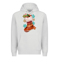Dove Grey christmas Premium Hoodie - CowGirlArtShop
