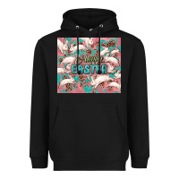 Black Easter Bunny  tumbler Easter Day Heavyweight Hoodie - HowdyJamesFarm