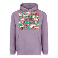 Lavender Easter Bunny  tumbler Easter Day Heavyweight Hoodie - HowdyJamesFarm