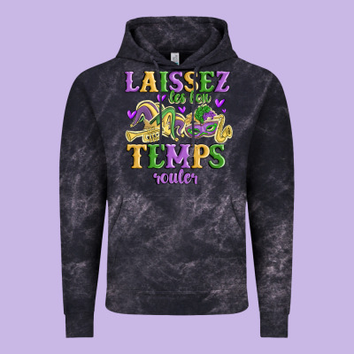Laissez Les Bon Temps Rouler Vintage Hoodie Designed By Maliassmallbusiness