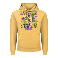 Vintage Mustard laissez les bon temps rouler Vintage Hoodie - MaliasSmallBusiness