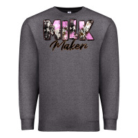 Charcoal Heather Milk Maker Mother's Day Premium Sweatshirt - CowGirlArtShop