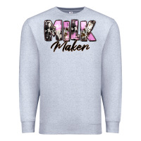 Heather Grey Milk Maker Mother's Day Premium Sweatshirt - CowGirlArtShop