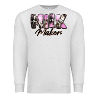 Oatmeal Heather Milk Maker Mother's Day Premium Sweatshirt - CowGirlArtShop