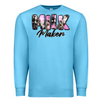 Ocean Blue Milk Maker Mother's Day Premium Sweatshirt - CowGirlArtShop