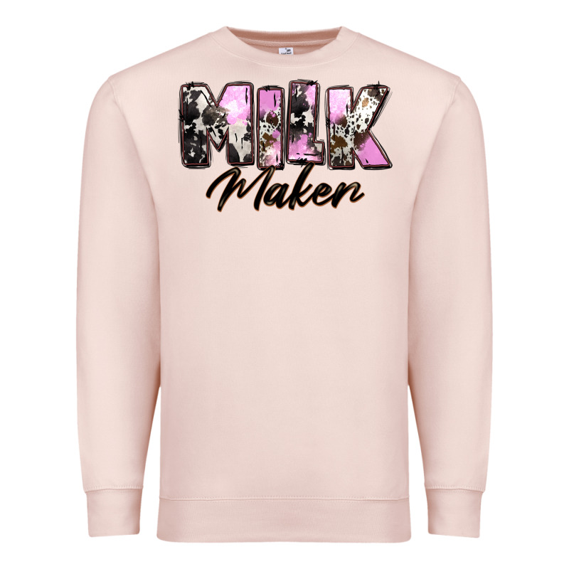 Milk Maker Mother's Day Premium Sweatshirt by CowGirlArtShop | Teevron