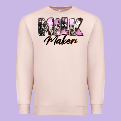 Milk Maker Mother's Day Premium Sweatshirt Designed By Cowgirlartshop