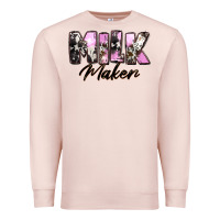 Pale Pink Milk Maker Mother's Day Premium Sweatshirt - CowGirlArtShop