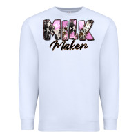 White Milk Maker Mother's Day Premium Sweatshirt - CowGirlArtShop