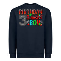 Navy birthday boy 3 Heavyweight Sweatshirt - BundleAndBundleShop