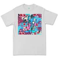 Dove Grey dentist element with flowers Premium Tee - AdoDesignShop