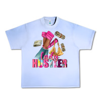 Grape Ice lady hustler afro high heels Urban Heavy Tee - NancyCooperArtShop