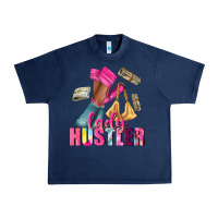 Navy lady hustler afro high heels Urban Heavy Tee - NancyCooperArtShop