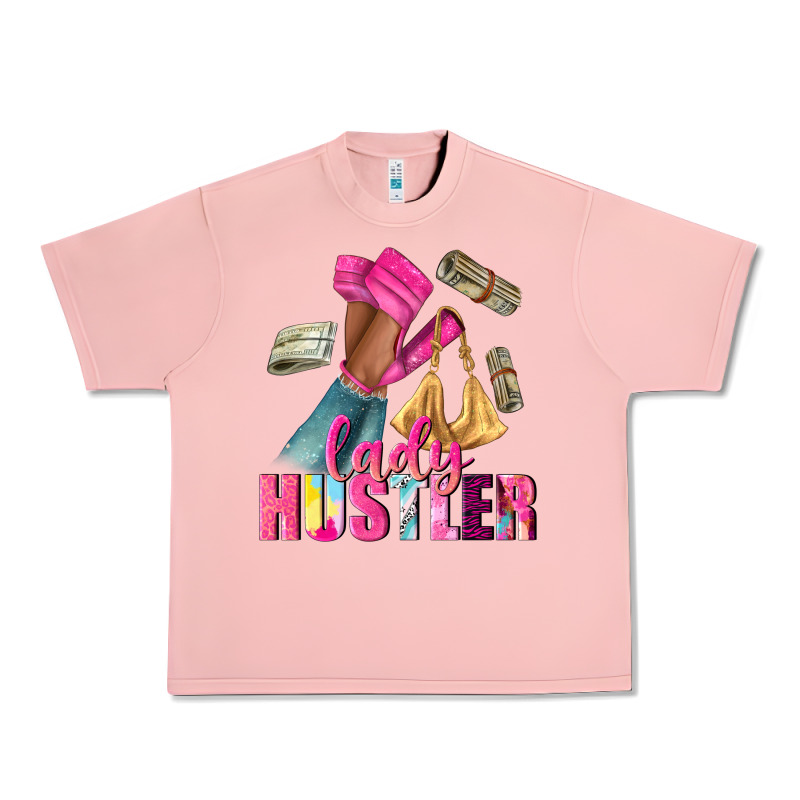 Lady Hustler Afro High Heels Urban Heavy Tee by NancyCooperArtShop | Teevron