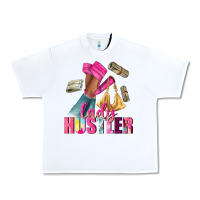 White lady hustler afro high heels Urban Heavy Tee - NancyCooperArtShop