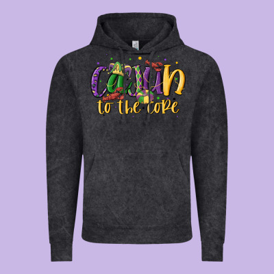 Cajun To The Core Vintage Hoodie Designed By Maliassmallbusiness