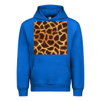 Cobalt giraffe seamless pattern Urban Hoodie - BundleAndBundleShop