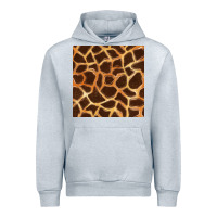Heather Grey giraffe seamless pattern Urban Hoodie - BundleAndBundleShop