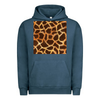 Pigment Midnight Navy giraffe seamless pattern Urban Hoodie - BundleAndBundleShop