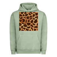 Pigment Oil Green giraffe seamless pattern Urban Hoodie - BundleAndBundleShop
