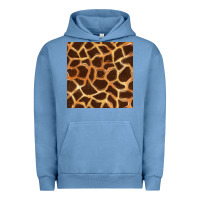 Pigment Pebble Blue giraffe seamless pattern Urban Hoodie - BundleAndBundleShop