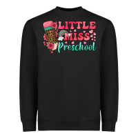 Black little miss preschool Heavyweight Sweatshirt - BundleAndBundleShop