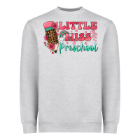 Heather Grey little miss preschool Heavyweight Sweatshirt - BundleAndBundleShop
