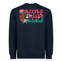 Navy little miss preschool Heavyweight Sweatshirt - BundleAndBundleShop