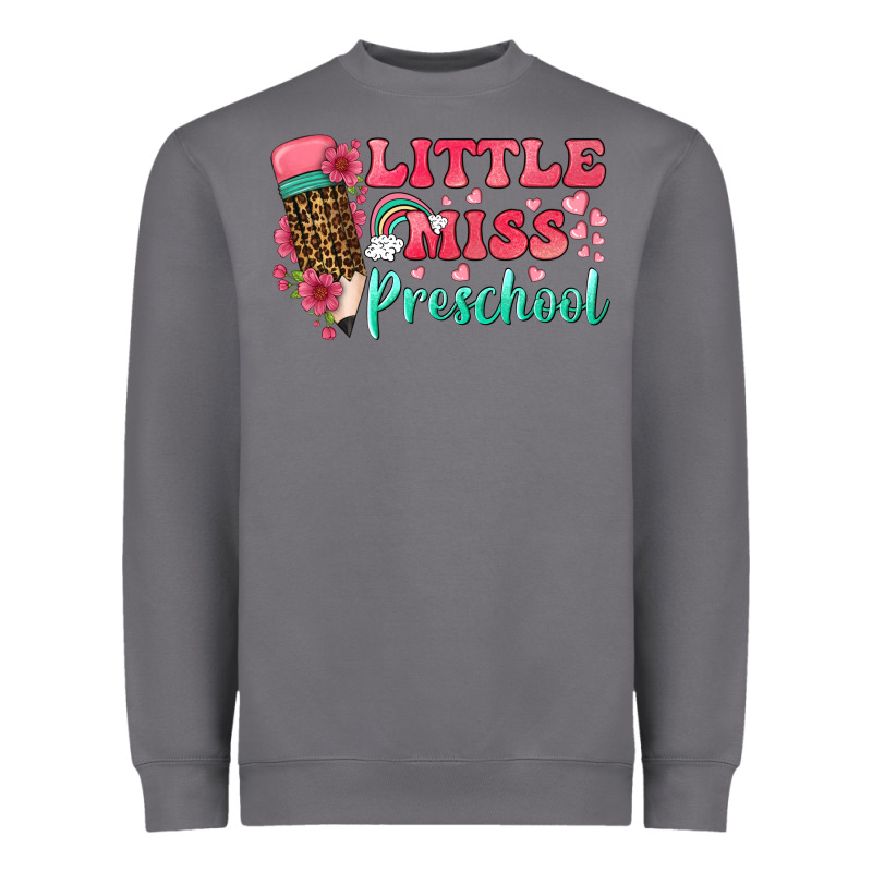Little Miss Preschool Heavyweight Sweatshirt by BundleAndBundleShop | Teevron