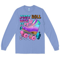 Colony Blue just roll with it Long Sleeve Tee - BundleAndBundleShop