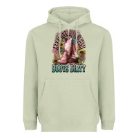 Matcha Keep your soul clean boots dirty Cowboy western Heavyweight Hoodie - HowdyJamesFarm