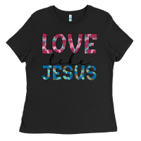Black love like jesus Ladies Tee - JahusDesignShop