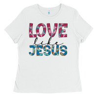 White love like jesus Ladies Tee - JahusDesignShop