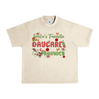 Sandshell santa's favorite daycare provider Urban Heavy Tee - MaliasSmallBusiness