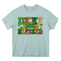 Arona lucky and blessed with coins and shamrocks Heavy Core Tee - AdoDesignShop