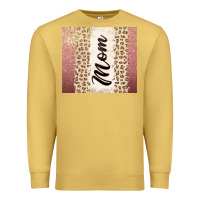 Antique Gold Rose gold mom leopard glitter Premium Sweatshirt - CowGirlArtShop