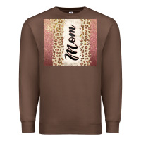 Chestnut Rose gold mom leopard glitter Premium Sweatshirt - CowGirlArtShop