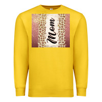 Lemon Rose gold mom leopard glitter Premium Sweatshirt - CowGirlArtShop