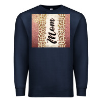 Rose Gold Mom Leopard Glitter Premium Sweatshirt | Teevron