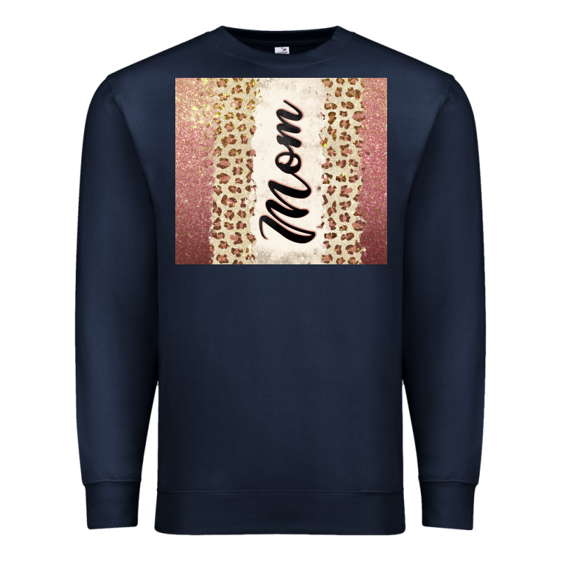 Rose Gold Mom Leopard Glitter Premium Sweatshirt by CowGirlArtShop | Teevron