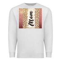 Oatmeal Heather Rose gold mom leopard glitter Premium Sweatshirt - CowGirlArtShop