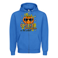 True Royal Coolest Pumpkin In The Patch Zipper Hoodie - texasbilliewilder