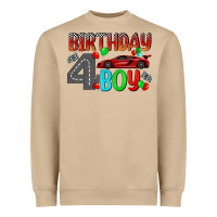 Mushroom birthday boy 4 Heavyweight Sweatshirt - BundleAndBundleShop