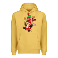 Antique Gold cute christmas girl gnome Premium Hoodie - CowGirlArtShop