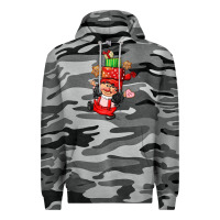 Slate Camo cute christmas girl gnome Premium Hoodie - CowGirlArtShop