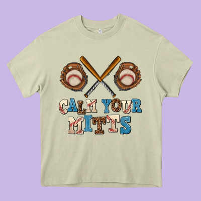 Calm Your Mitts Heavy Core Tee Designed By Adodesignshop