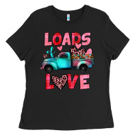 Black loads of love truck Ladies Tee - JahusDesignShop