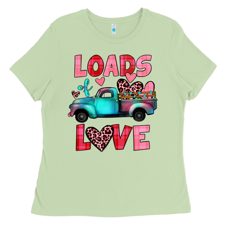 Loads Of Love Truck Ladies Tee by JahusDesignShop | Teevron